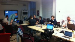 In the middle of the game jam.