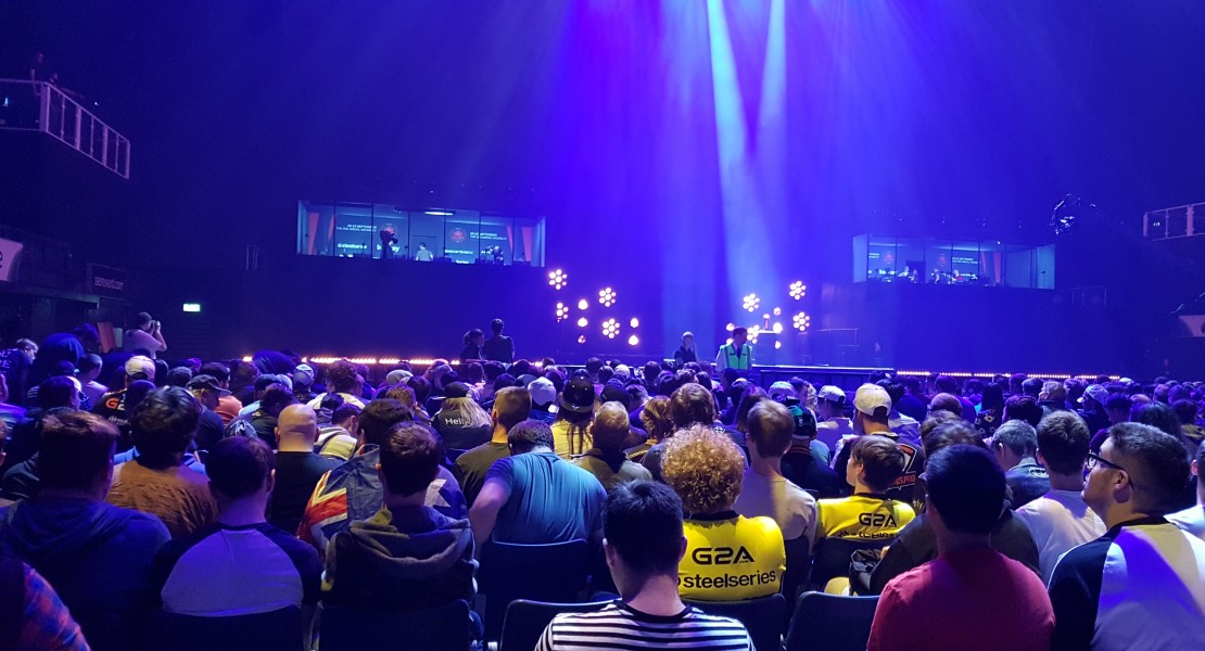 A picture taken before the event started on the first day of the Faceit London CSGO Major.